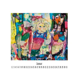 Kunstkalender Farbenspiele von Greta Fischer
